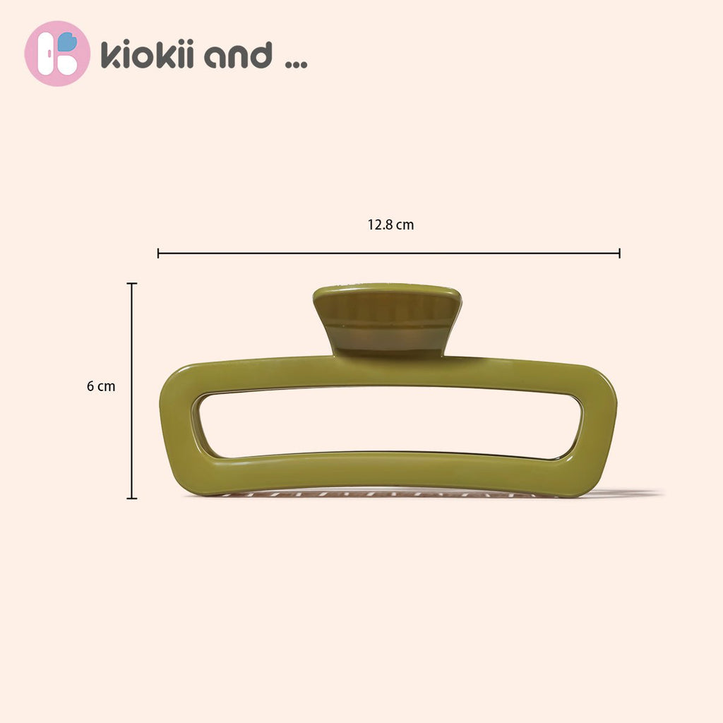 Arch14 Minimal Rectangle Claw Clip 1pc