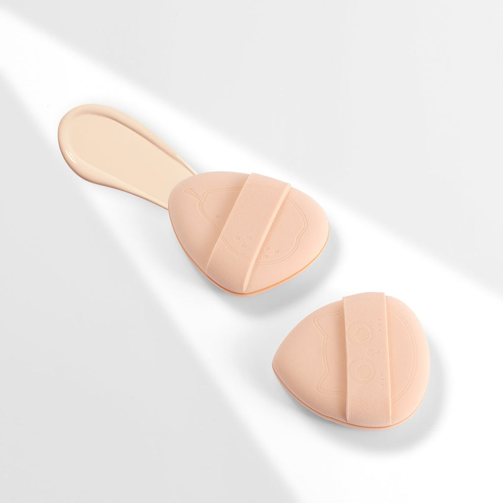 Kiokii Skin Color Soft Elastic Makeup Puffs 2 pcs