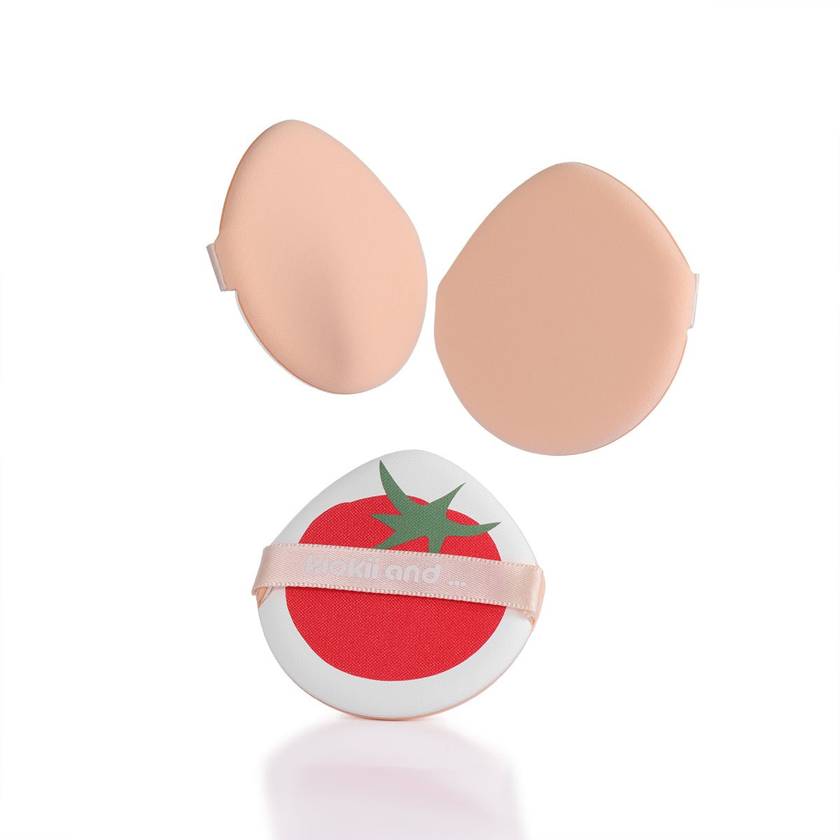 Kiokii Tomato Cat Makeup Puffs Set 3pcs