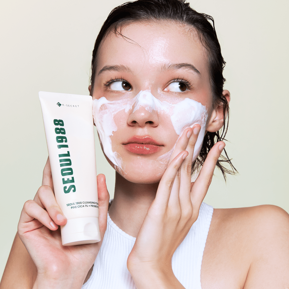 KSECRET SEOUL 1988 Cleansing Foam: Pine Cica 1% + Probiotics 150ml