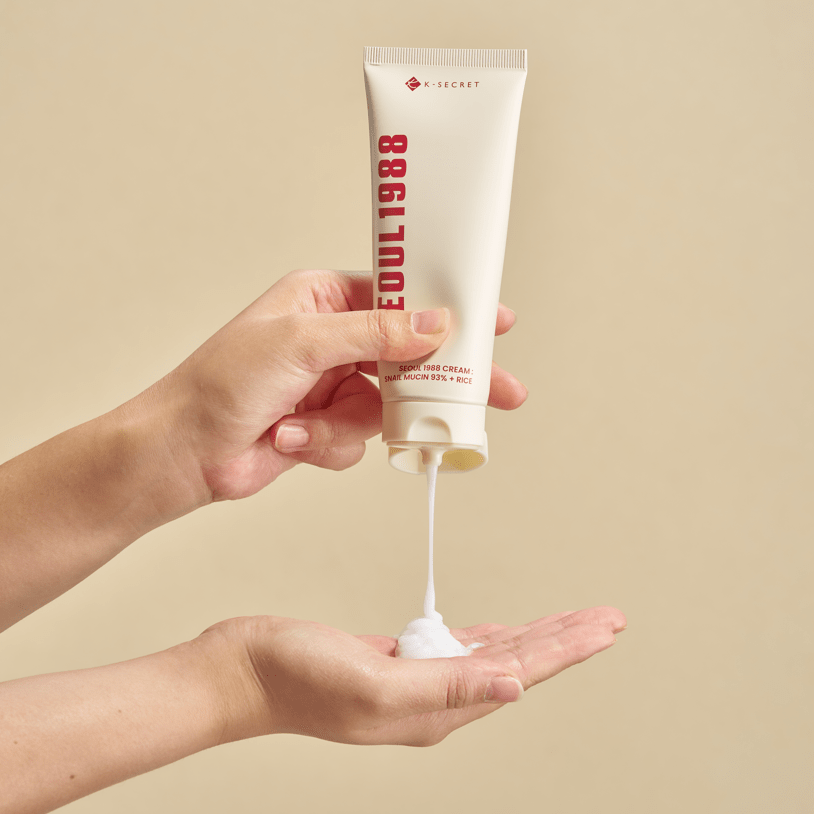 KSECRET SEOUL 1988 Cream: Snail Mucin 93% + Rice 100ml