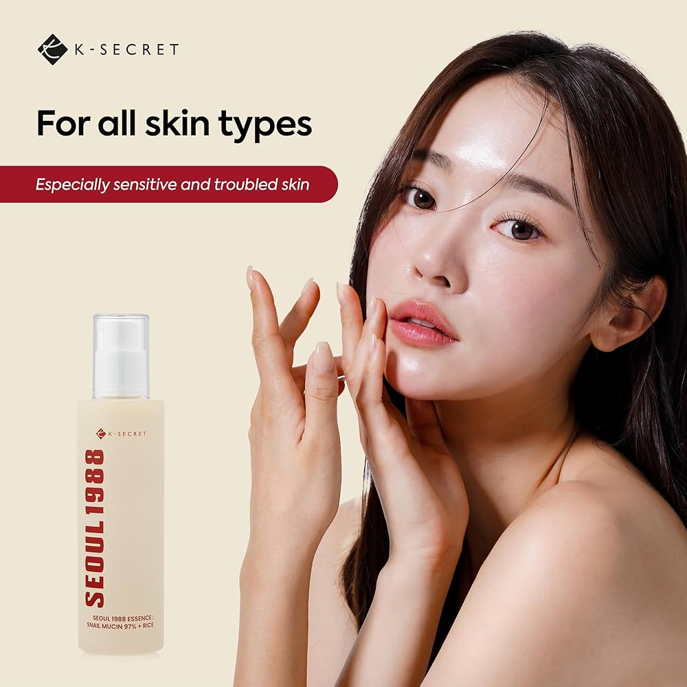 KSECRET SEOUL 1988 Essence: Snail Mucin 97% + Rice 100ml
