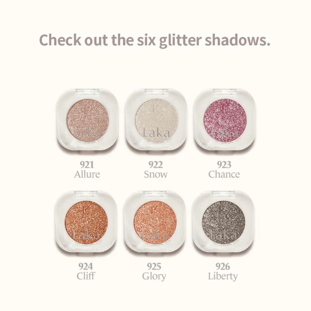 Laka Mono Glitter Eyeshadow (4 Shades)
