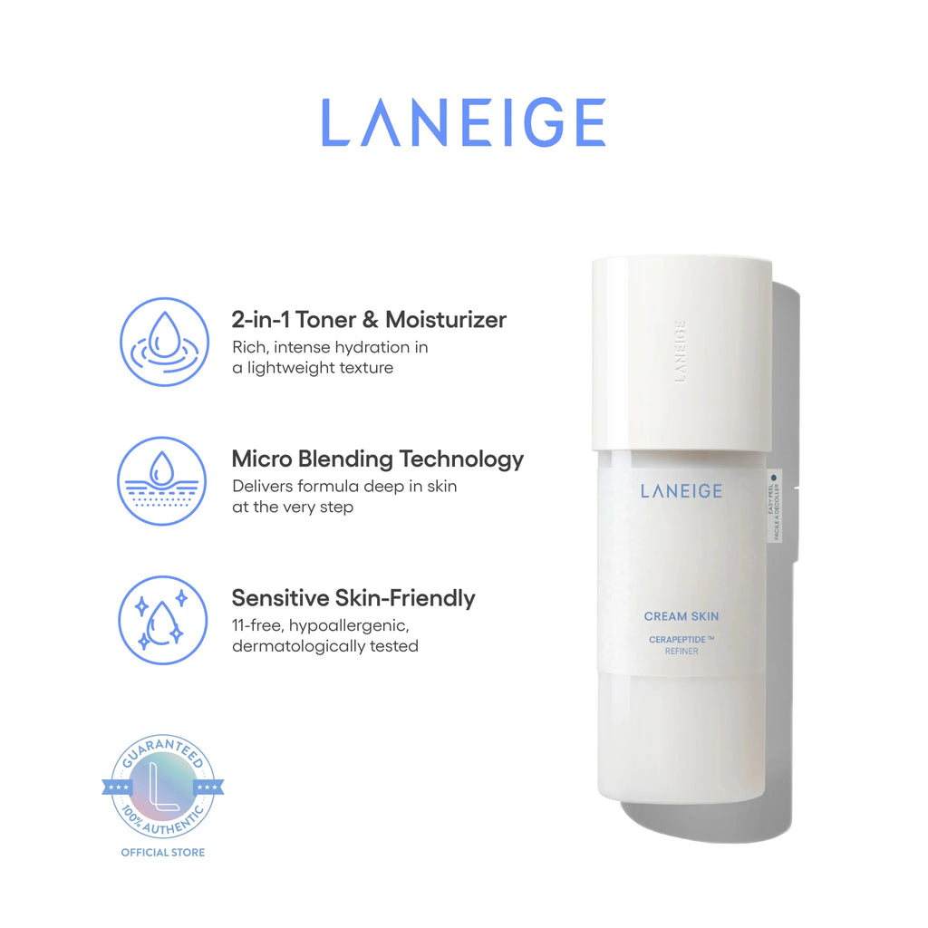 Laneige Cream Skin Cerapeptide Refiner (170ml/25ml)