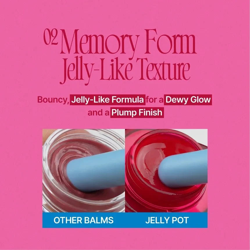 Fwee Lip & Cheek Glowy Jelly Pot + Pendant Keyring Set (Random Color)