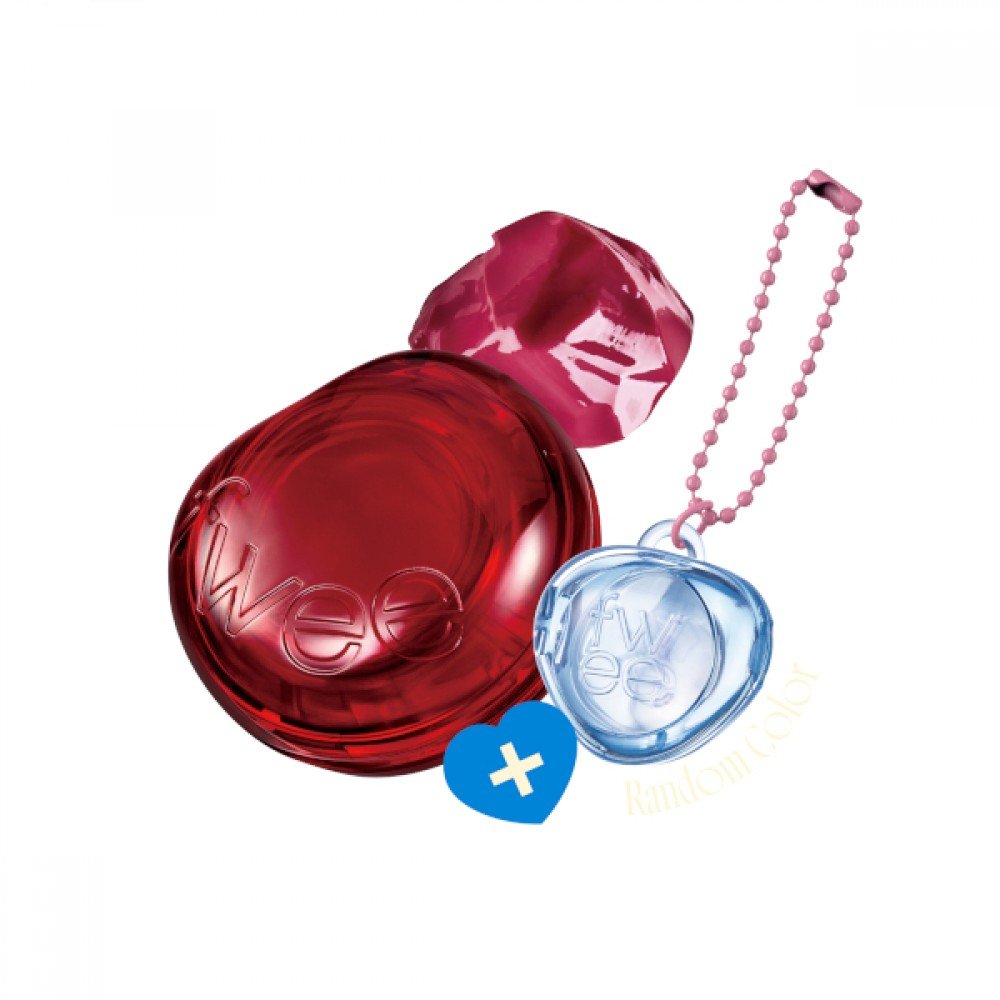 Fwee Lip & Cheek Glowy Jelly Pot + Pendant Keyring Set (Random Color)