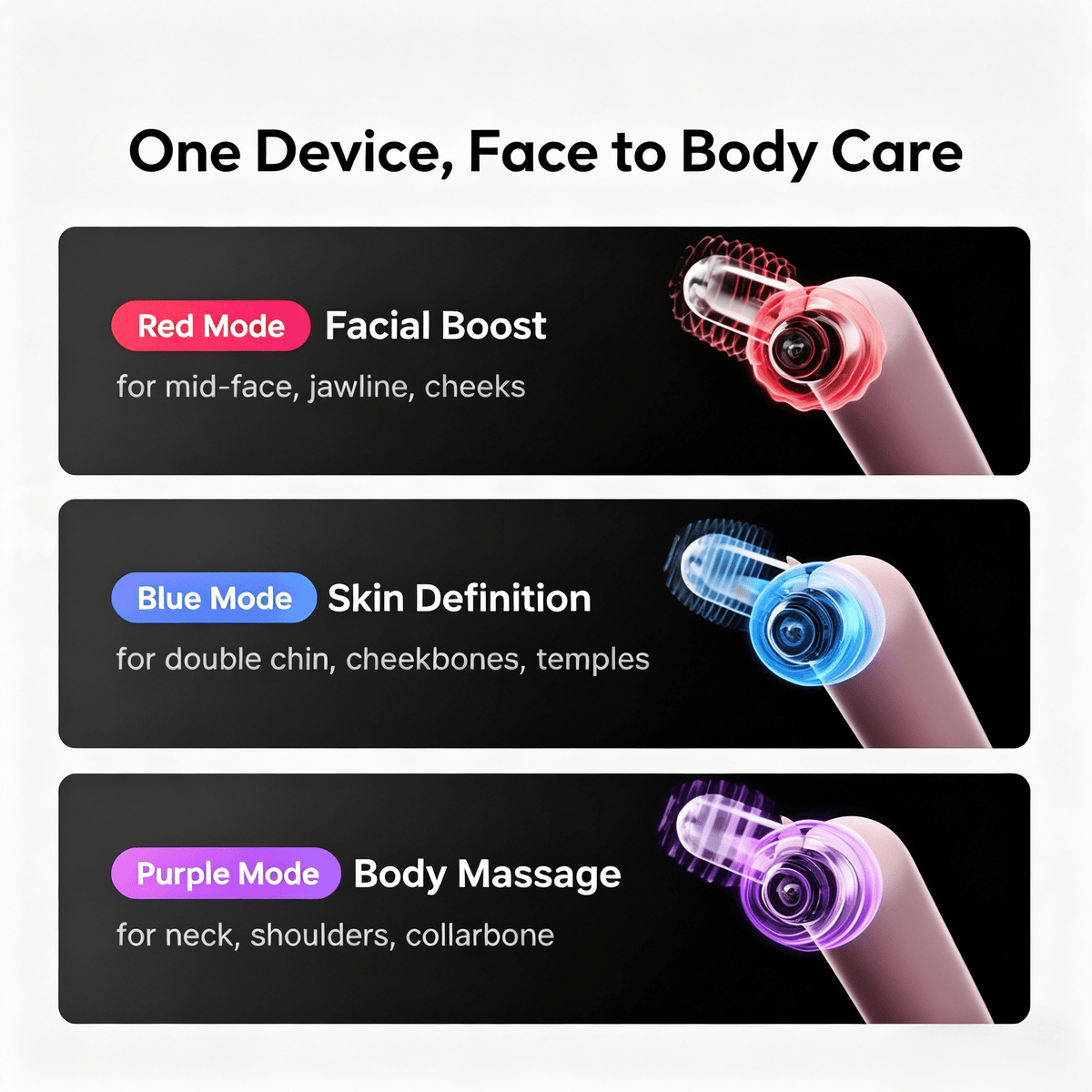 medicube Age-R V Roller Pink 1pc (Mini Plus Device Not Included)