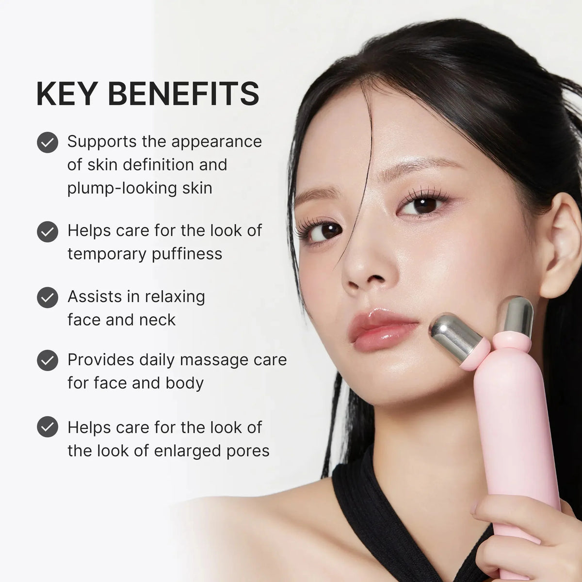 medicube Age-R V Roller Pink 1pc (Mini Plus Device Not Included)