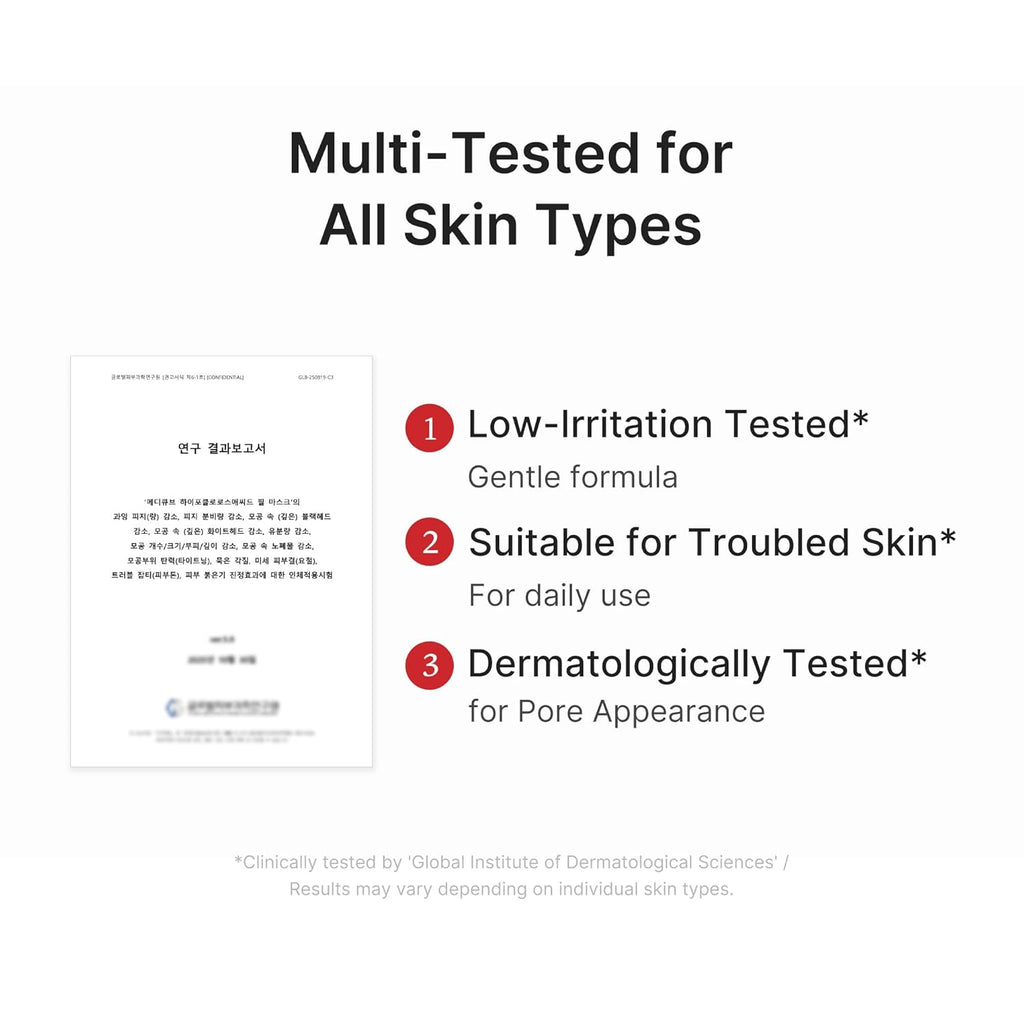 medicube Hypochlorous Acid Peel Mask 3pc
