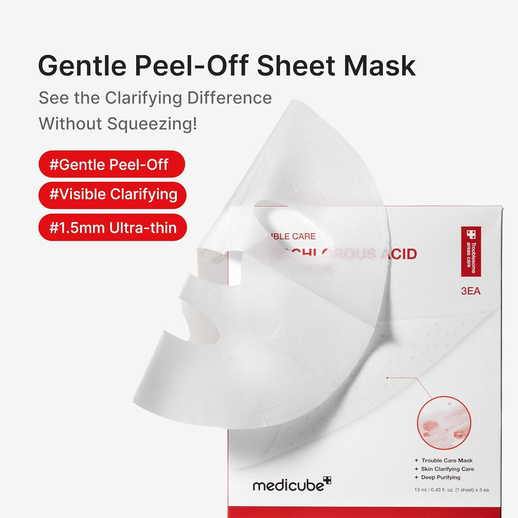 medicube Hypochlorous Acid Peel Mask 3pc