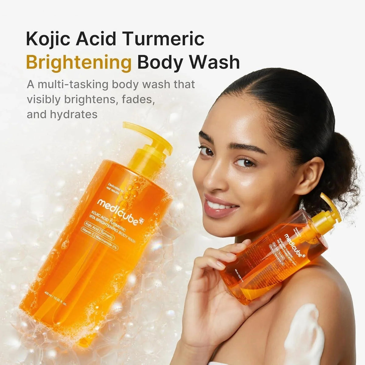 medicube Kojic Acid Turmeric Brightening Body Wash 400ml