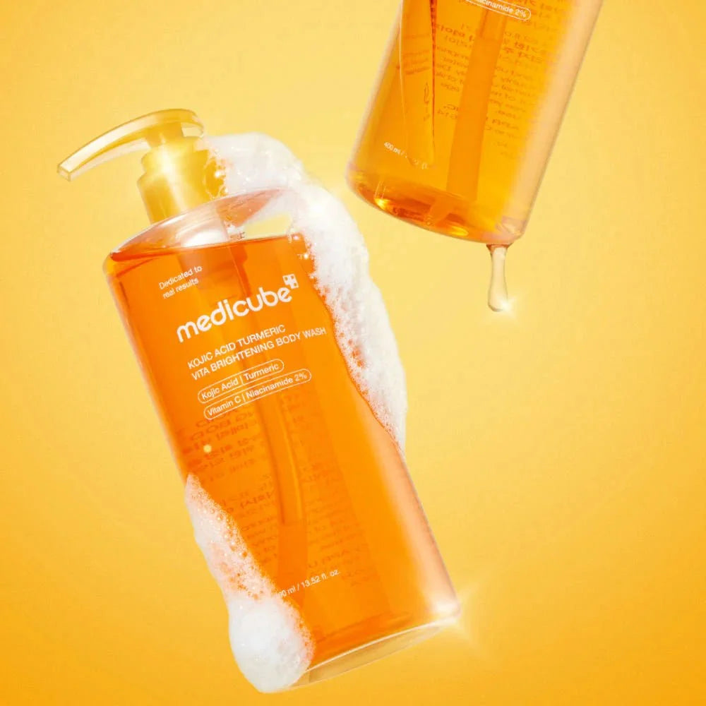 medicube Kojic Acid Turmeric Brightening Body Wash 400ml