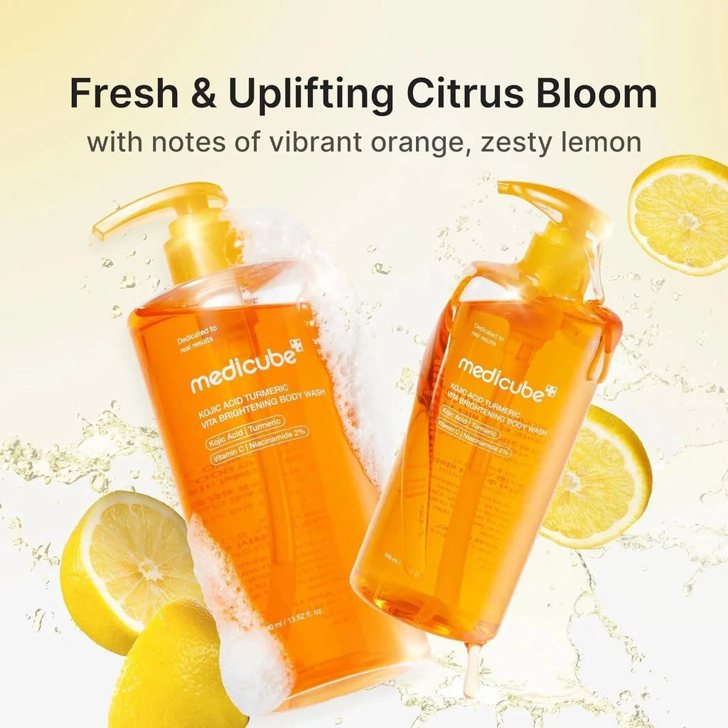 medicube Kojic Acid Turmeric Brightening Body Wash 400ml