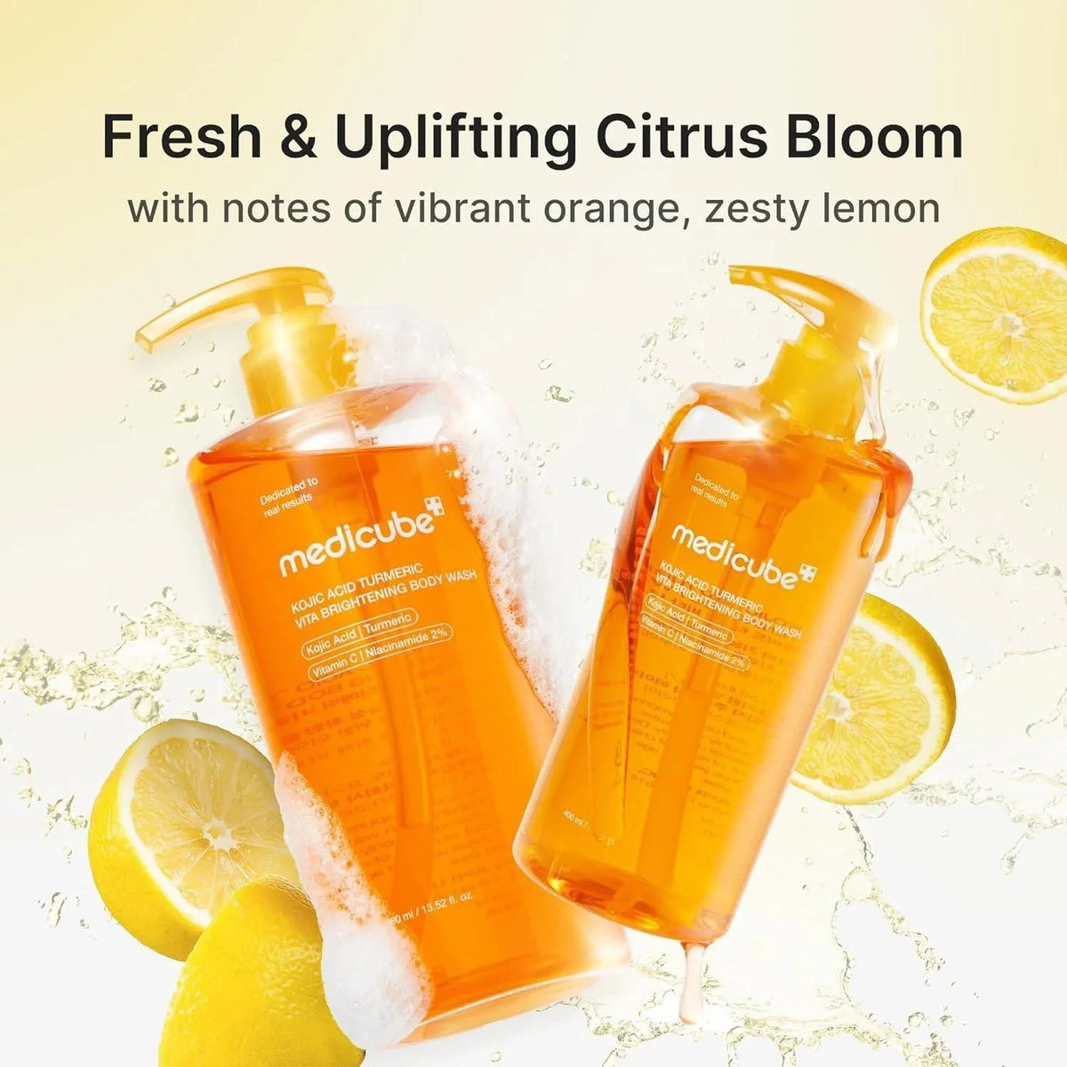 medicube Kojic Acid Turmeric Brightening Body Wash 400ml