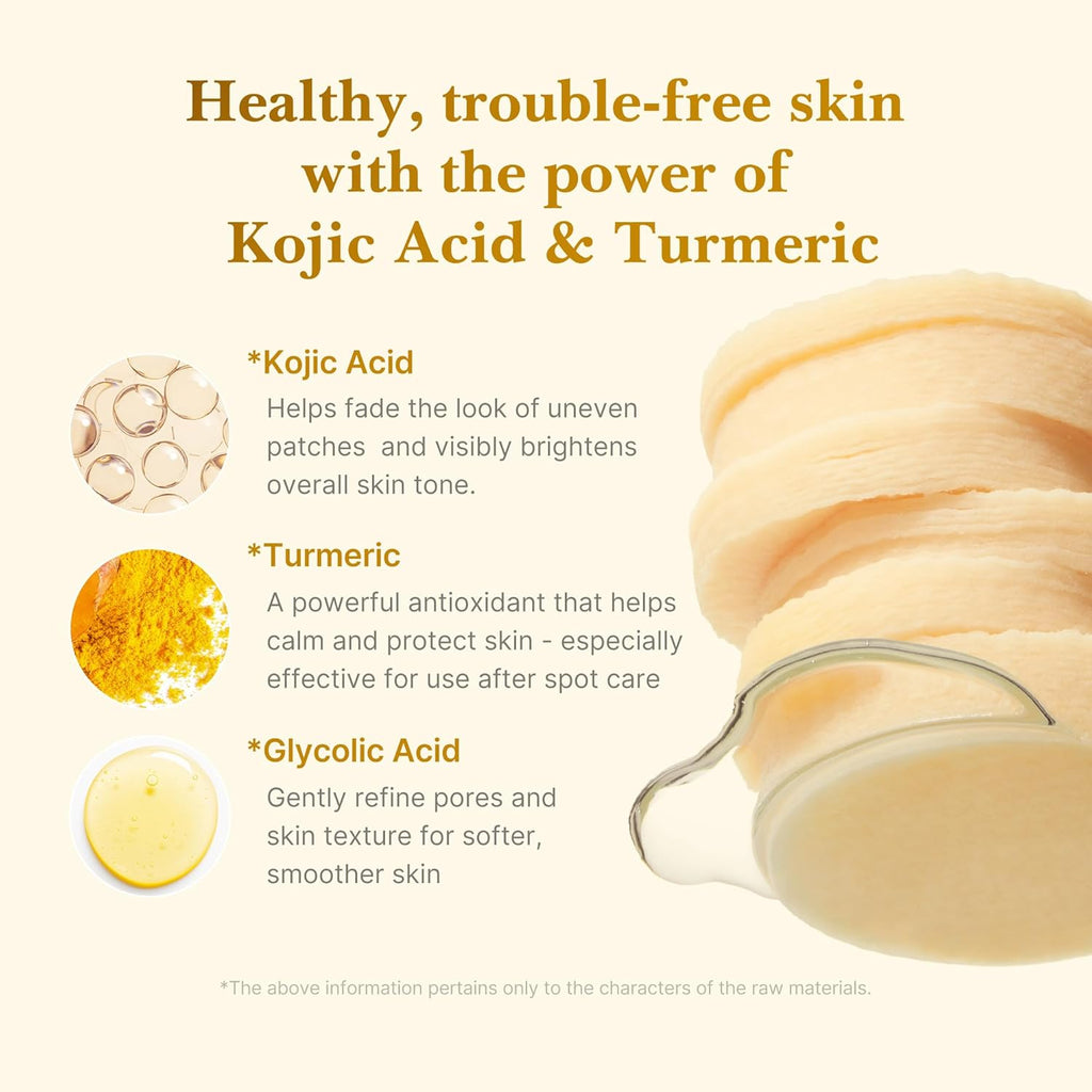 medicube Kojic Acid Turmeric Pad 70ea