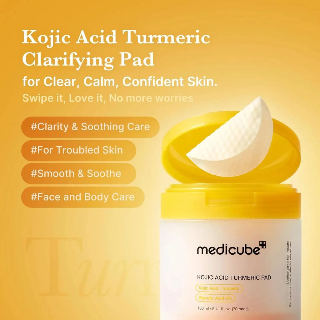 medicube Kojic Acid Turmeric Pad 70ea