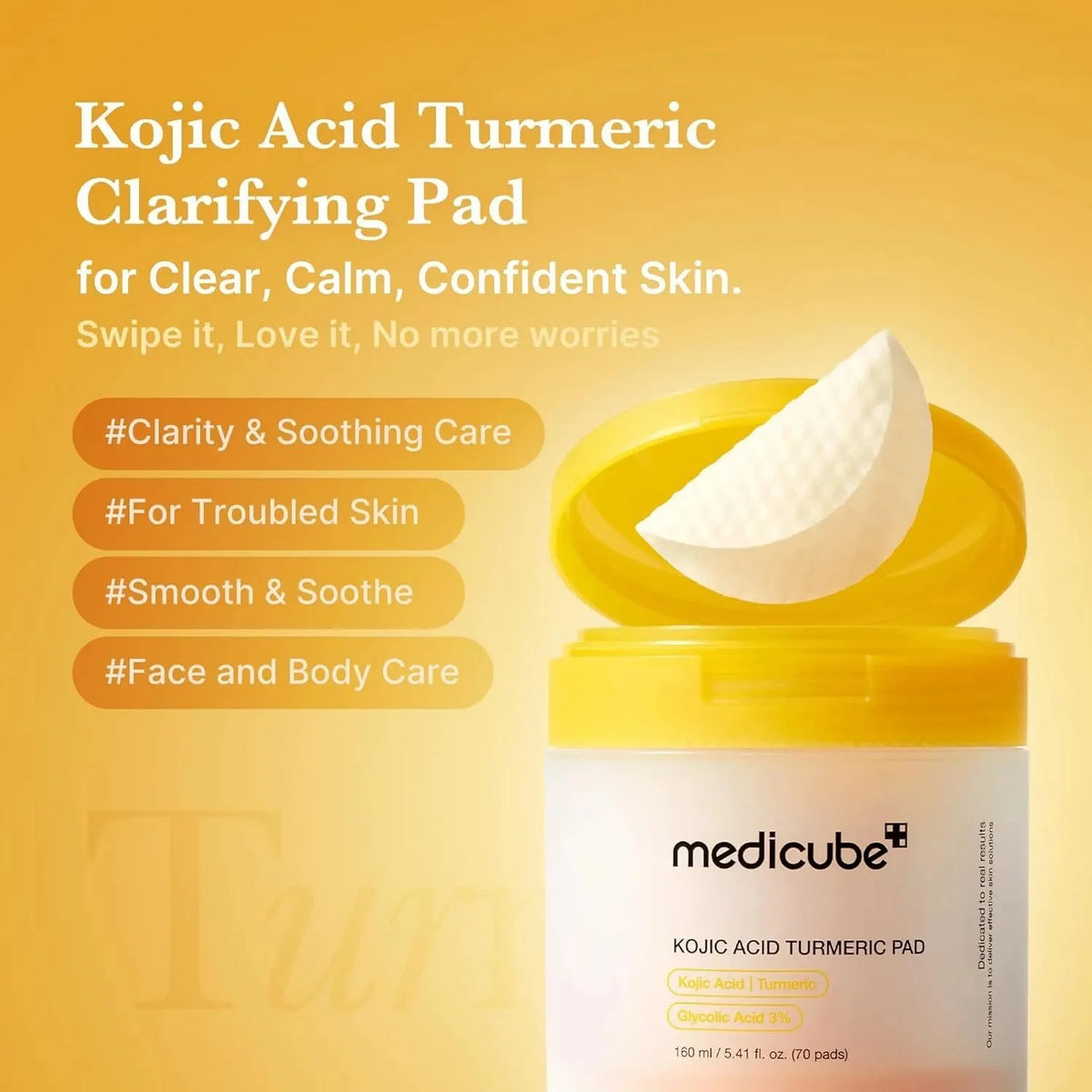 medicube Kojic Acid Turmeric Pad 70ea