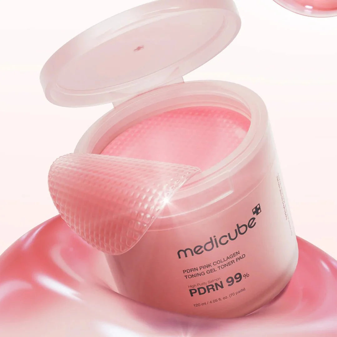 medicube PDRN Pink Collagen Toning Gel Toner Pad 70ea