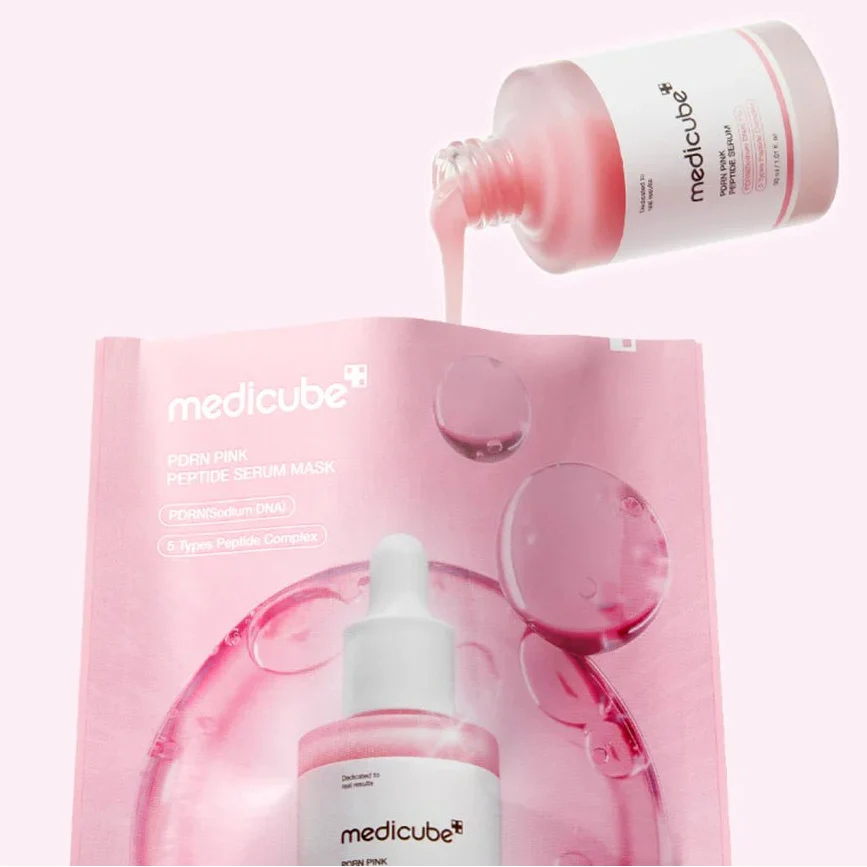 medicube PDRN Pink Peptide Serum Mask