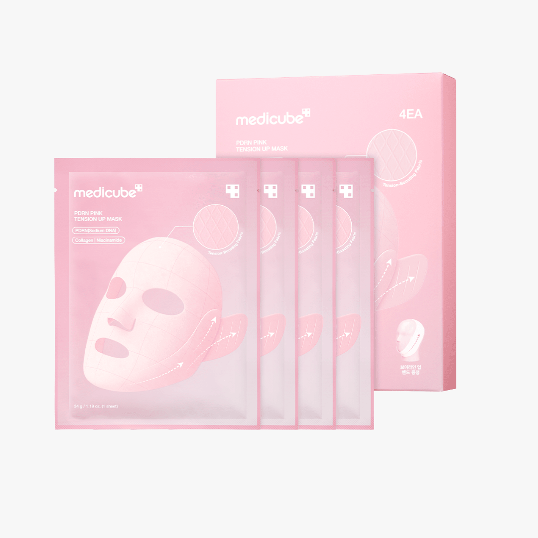 medicube PDRN Pink Tension Up Mask 4pcs