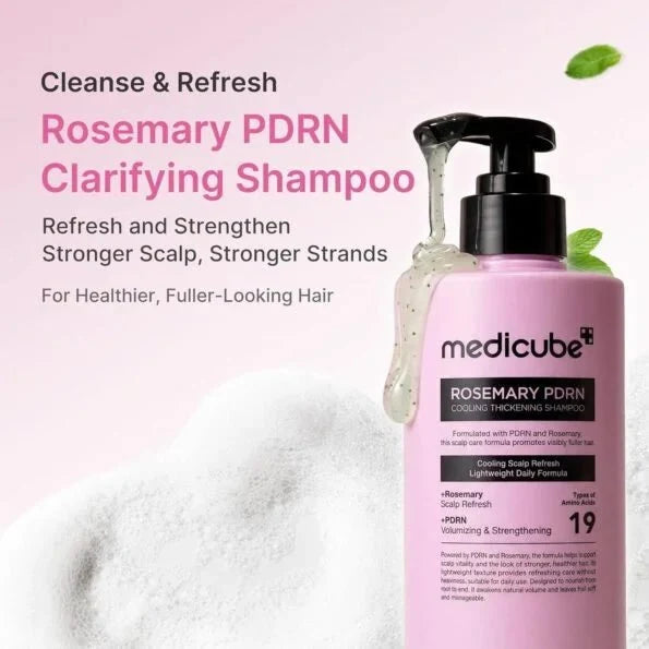 medicube Rosemary PDRN Cooling Thickening Shampoo 400ml