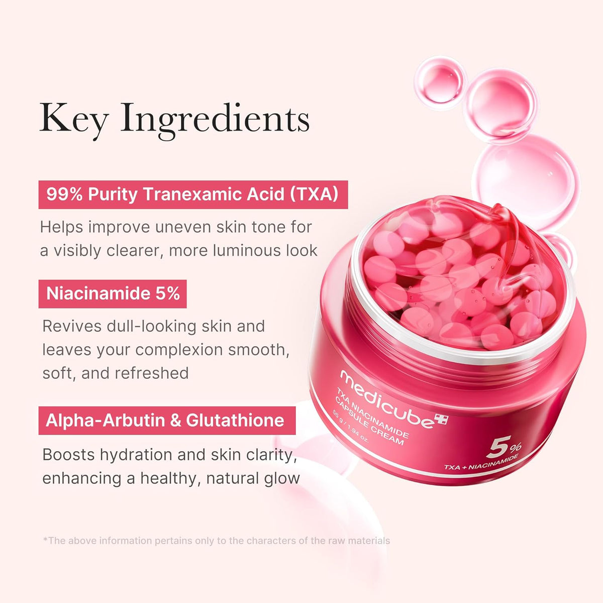 medicube TXA Niacinamide Capsule Cream 55g