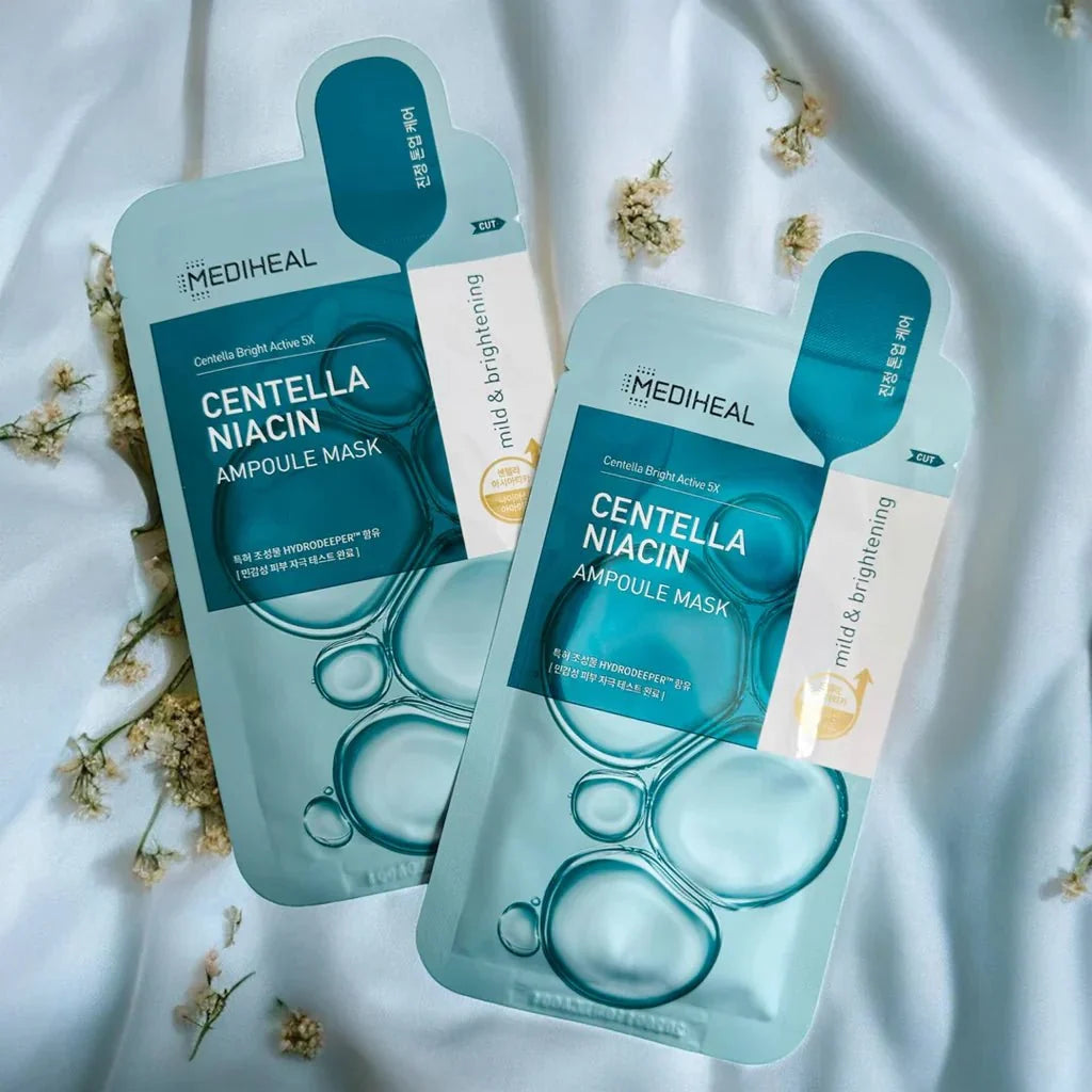 MEDIHEAL Centella Niacin Ampoule Mask 10pcs