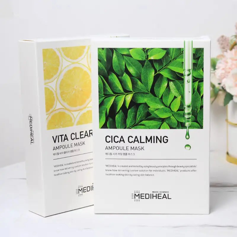 MEDIHEAL Cica Calming Ampoule Mask