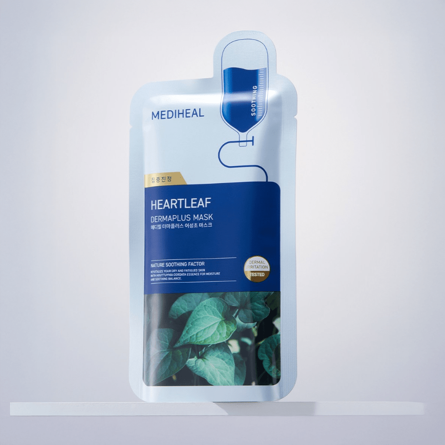 MEDIHEAL Dermaplus Heartleaf Mask 10pcs