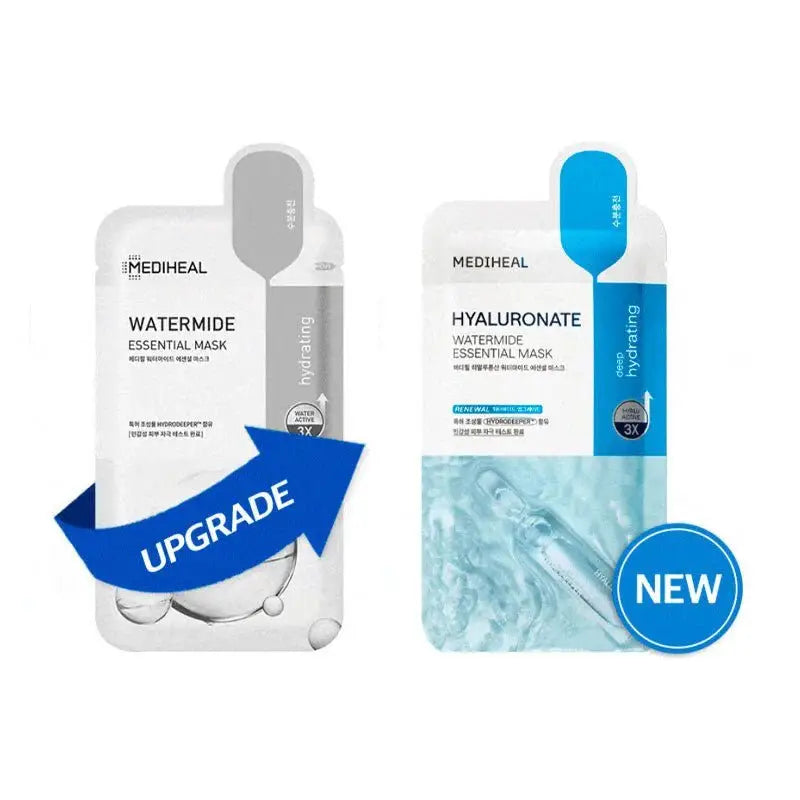 MEDIHEAL Hyaluronate Watermide Essential Mask (10pcs)