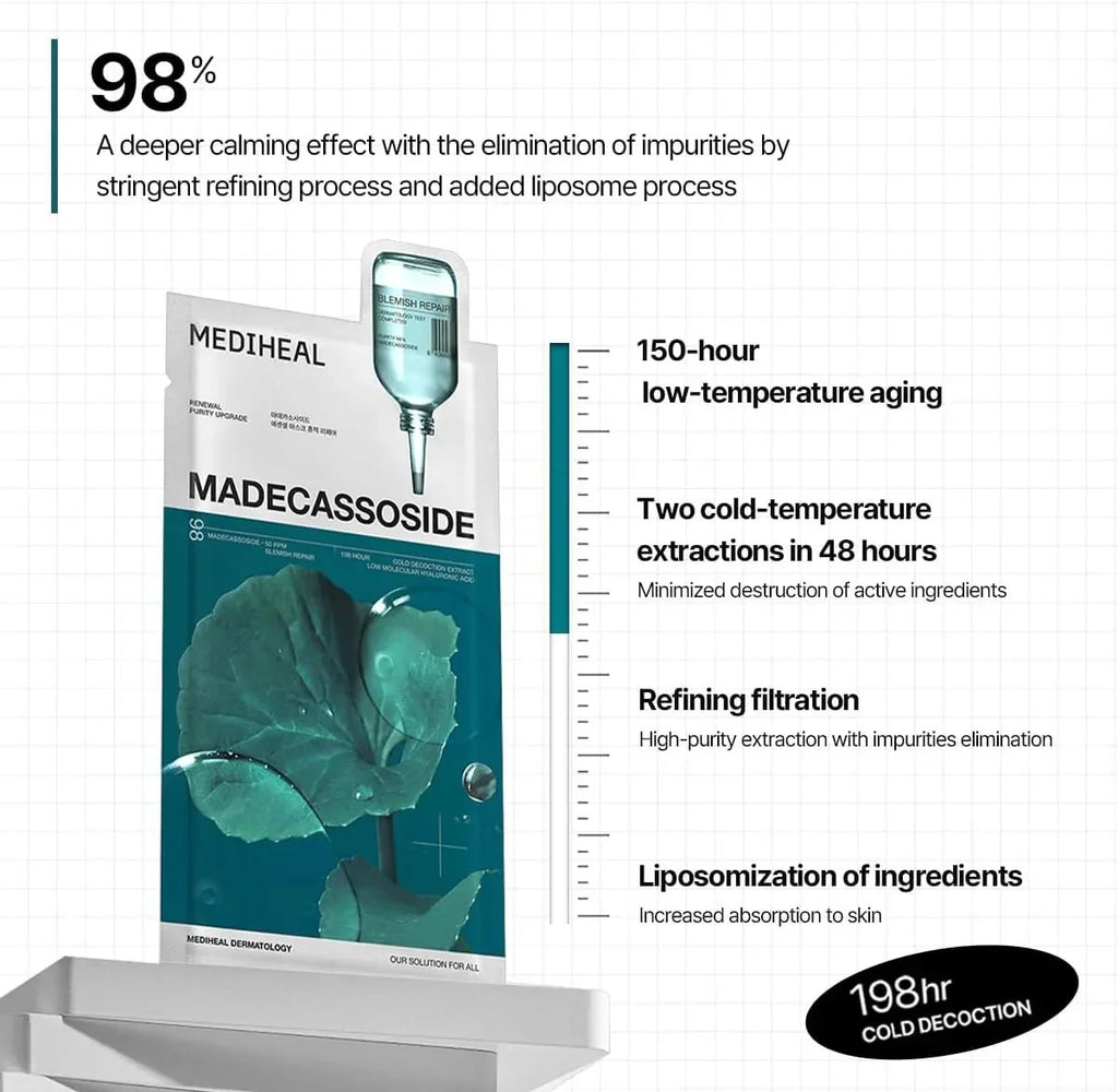 MEDIHEAL Essential Mask Calming Moisture 10 Pieces (2 Types)