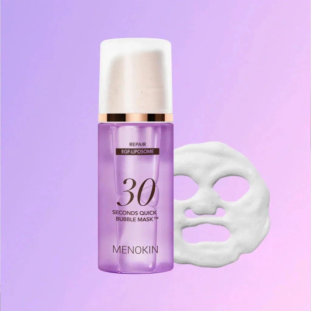 MENOKIN 30 Seconds Quick Bubble Mask 95ml (5 Types)