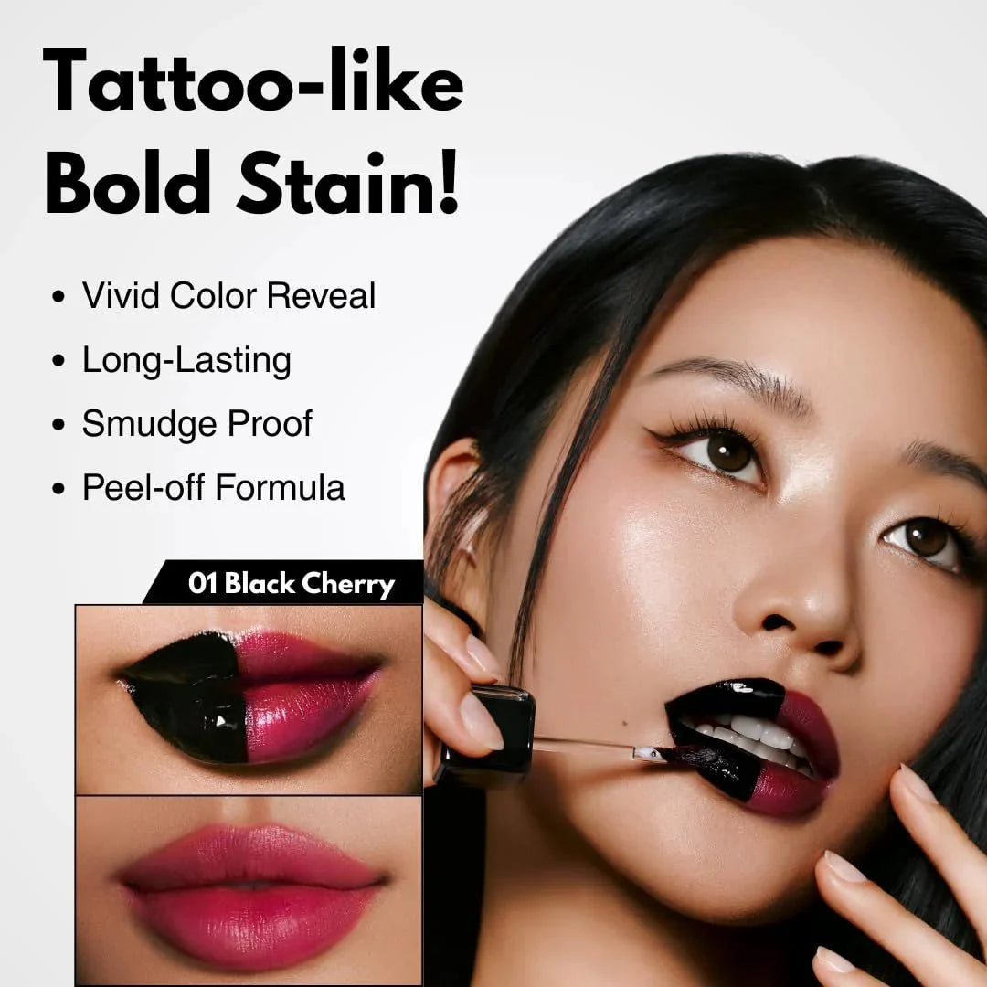 MilkTouch Black Peel Off Lip Tattoo 4g (5 Colors)