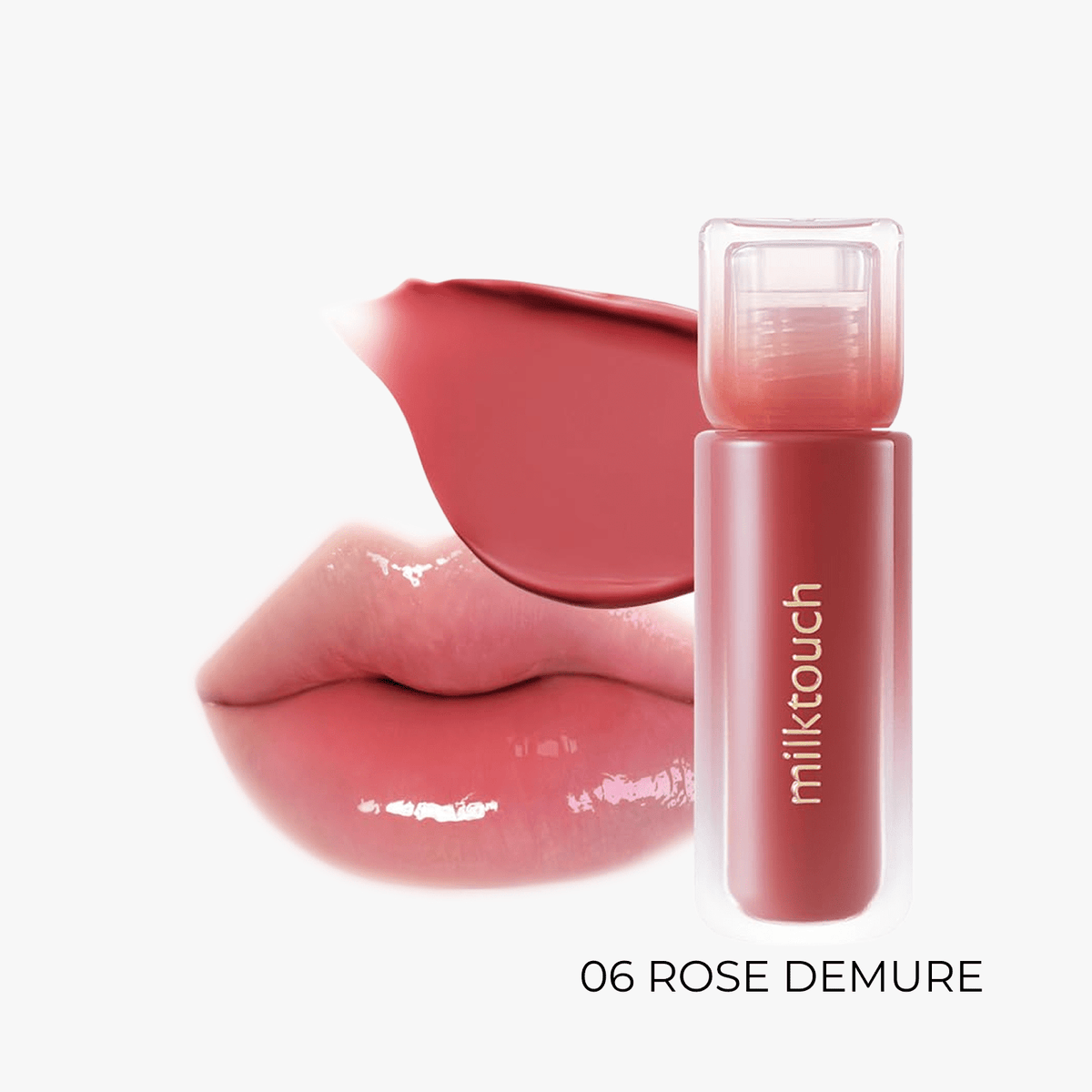 MilkTouch Dew Stain Sheer Lip Gloss (6 Colors)