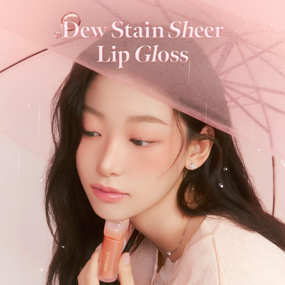 MilkTouch Dew Stain Sheer Lip Gloss (6 Colors)