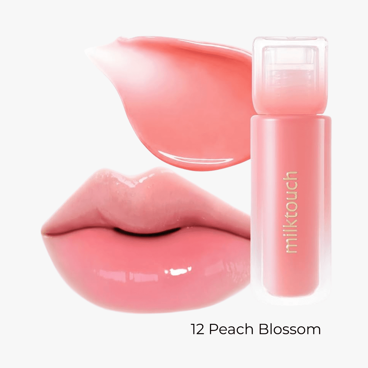 MilkTouch Dew Stain Sheer Lip Gloss (6 Colors)