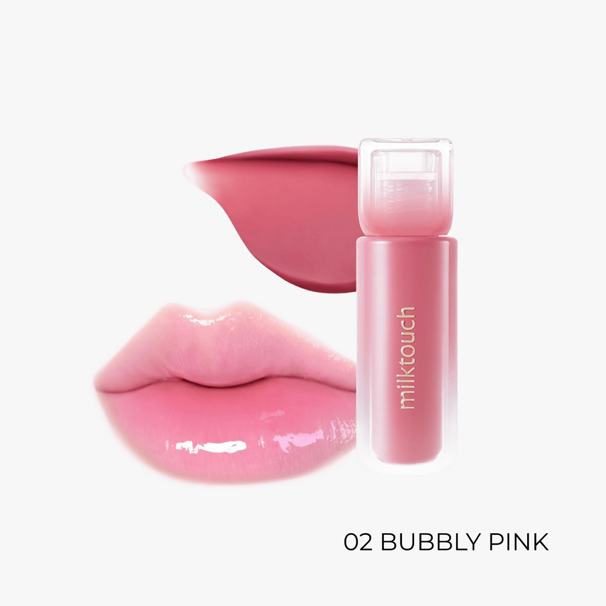 MilkTouch Dew Stain Sheer Lip Gloss (6 Colors)