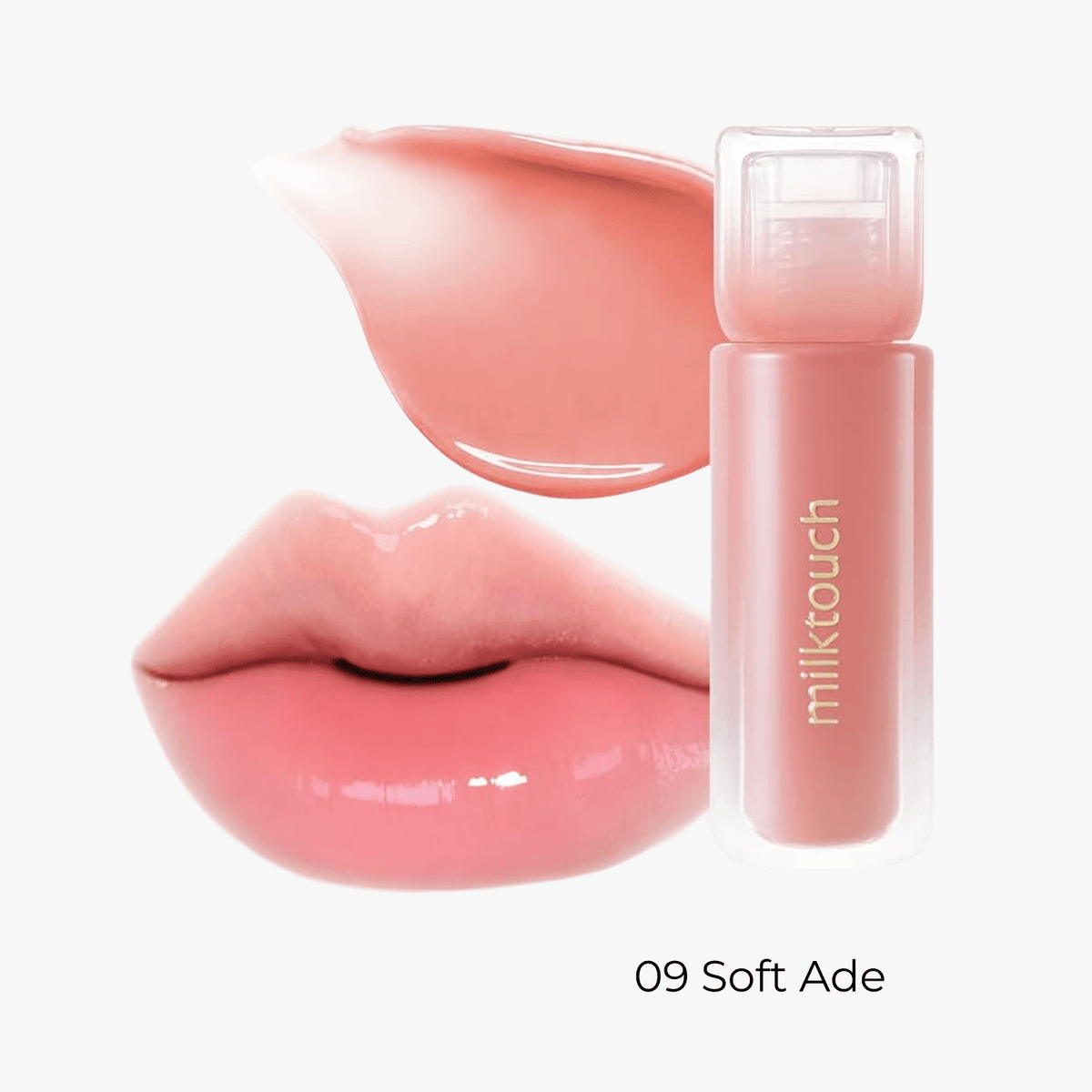 MilkTouch Dew Stain Sheer Lip Gloss (6 Colors)