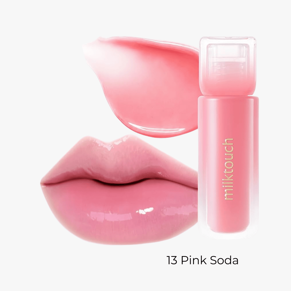 MilkTouch Dew Stain Sheer Lip Gloss (6 Colors)