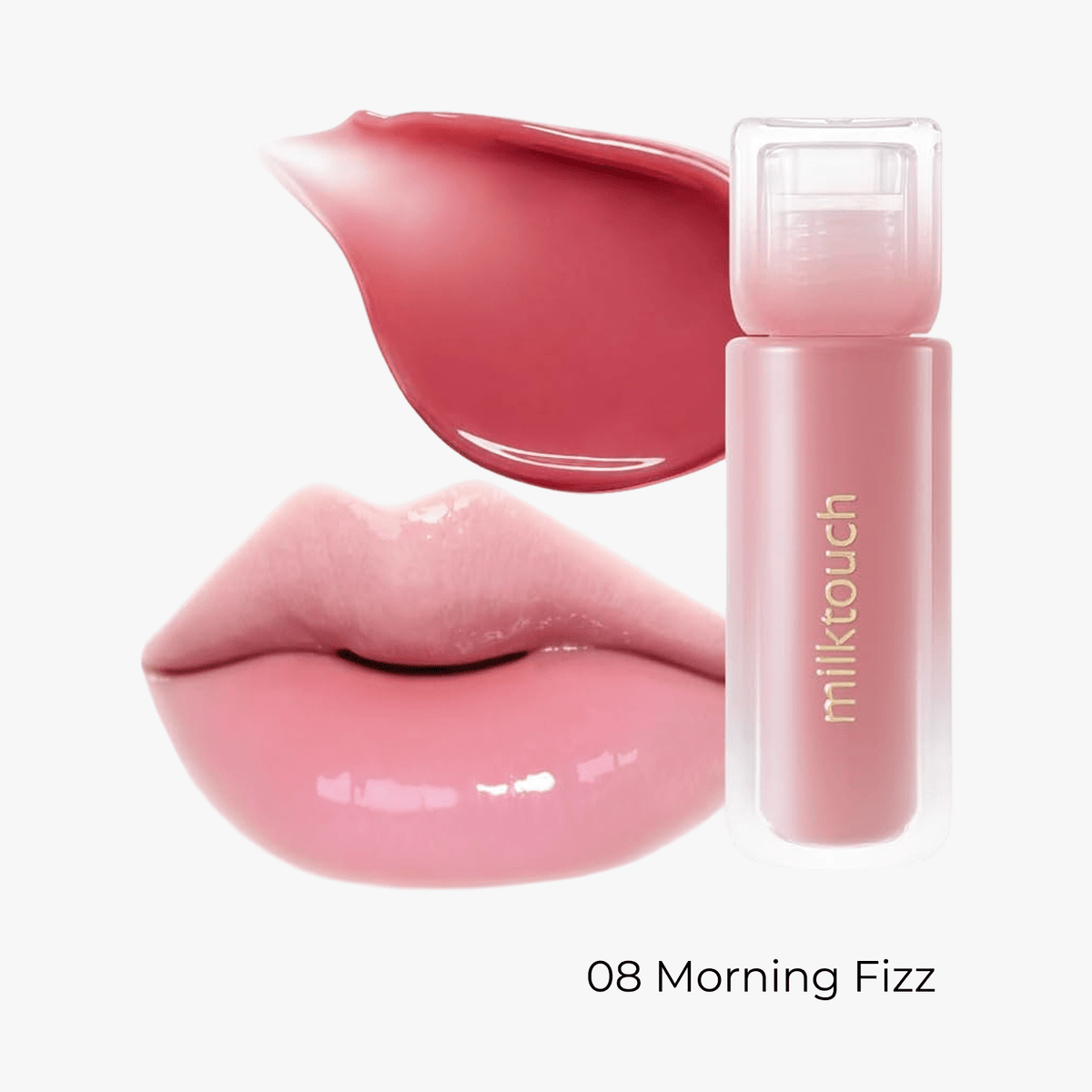 MilkTouch Dew Stain Sheer Lip Gloss (6 Colors)