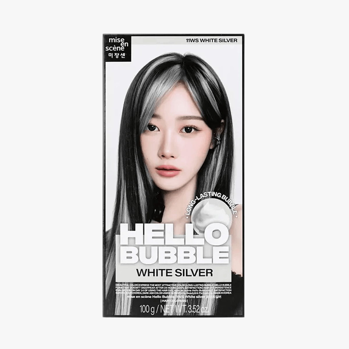 MISE EN SCENE Hello Bubble 11WS White Silver 2025