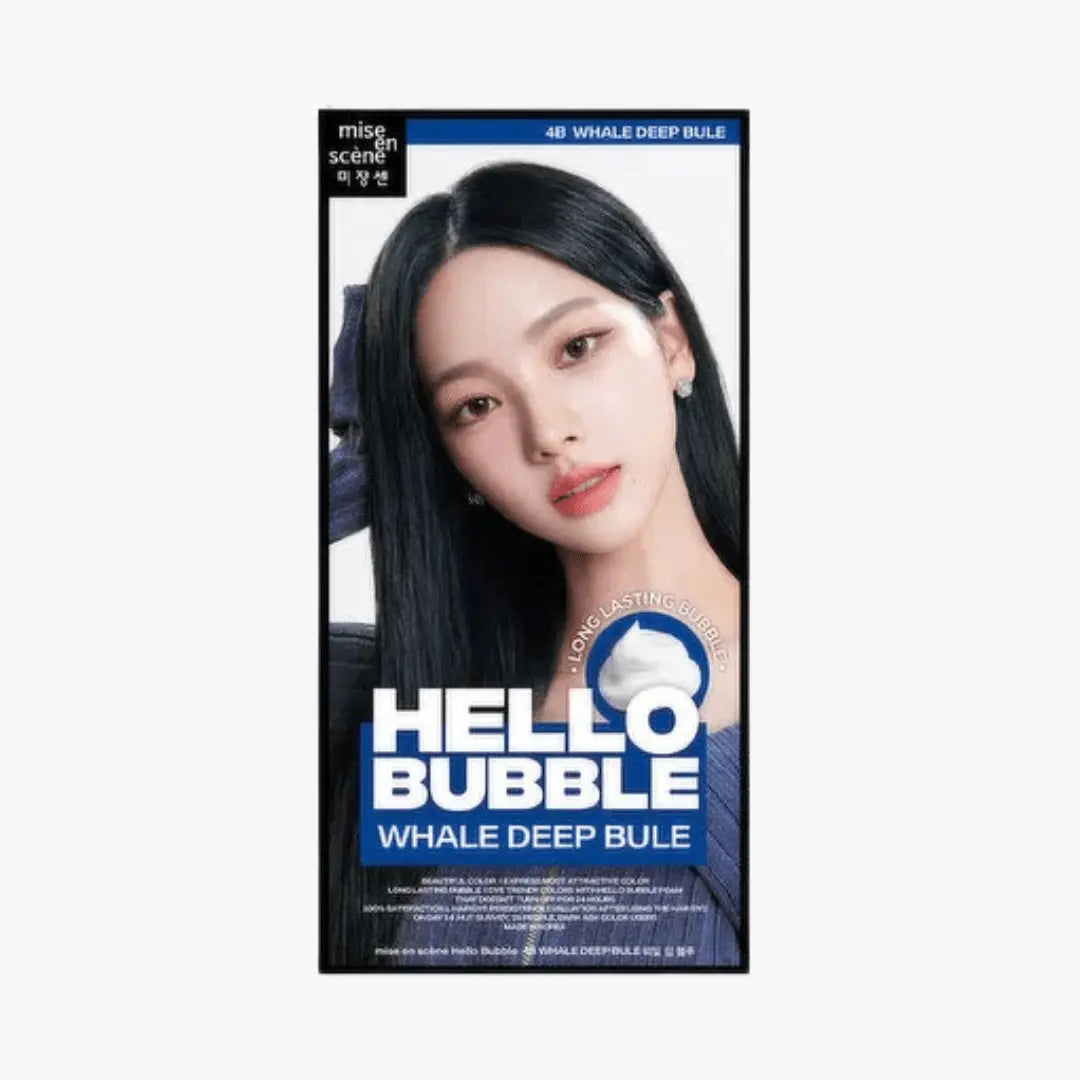 MISE EN SCENE Hello Bubble 4B Whale Deep Blue 2025 (Karina-Aespa) 100g