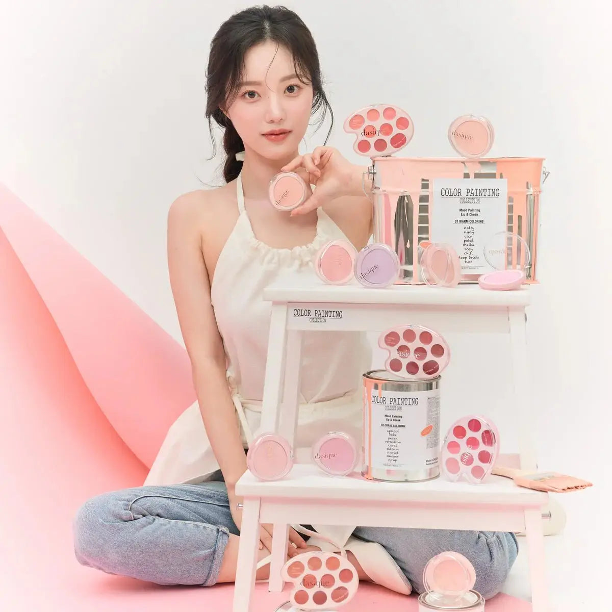 Dasique Mood Painting Lip & Cheek Palette 6g