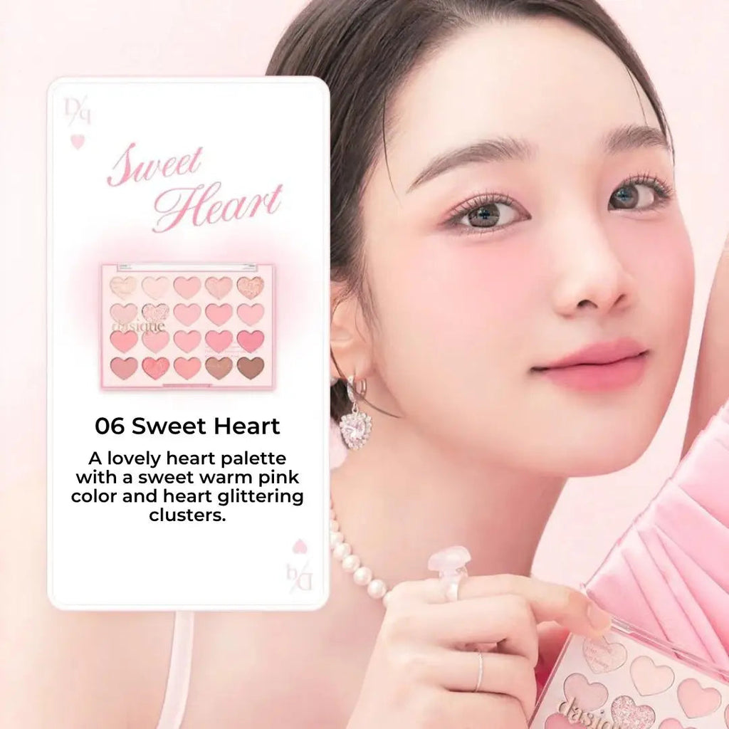 Dasique Mood Shadow Palette Sweet Heart Collection (2 Types)