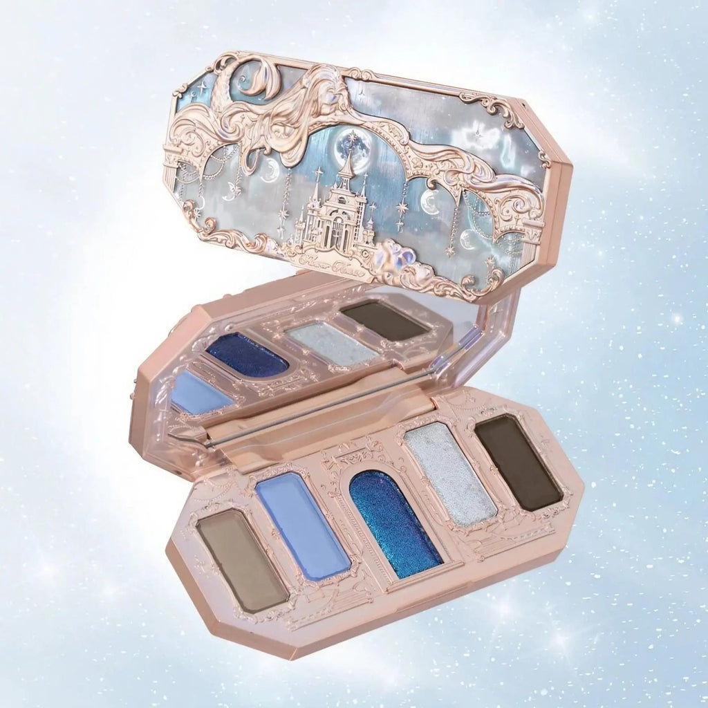 Flower Knows Moonlight Mermaid Five-Color Jewelry Eyeshadow Palette #05
