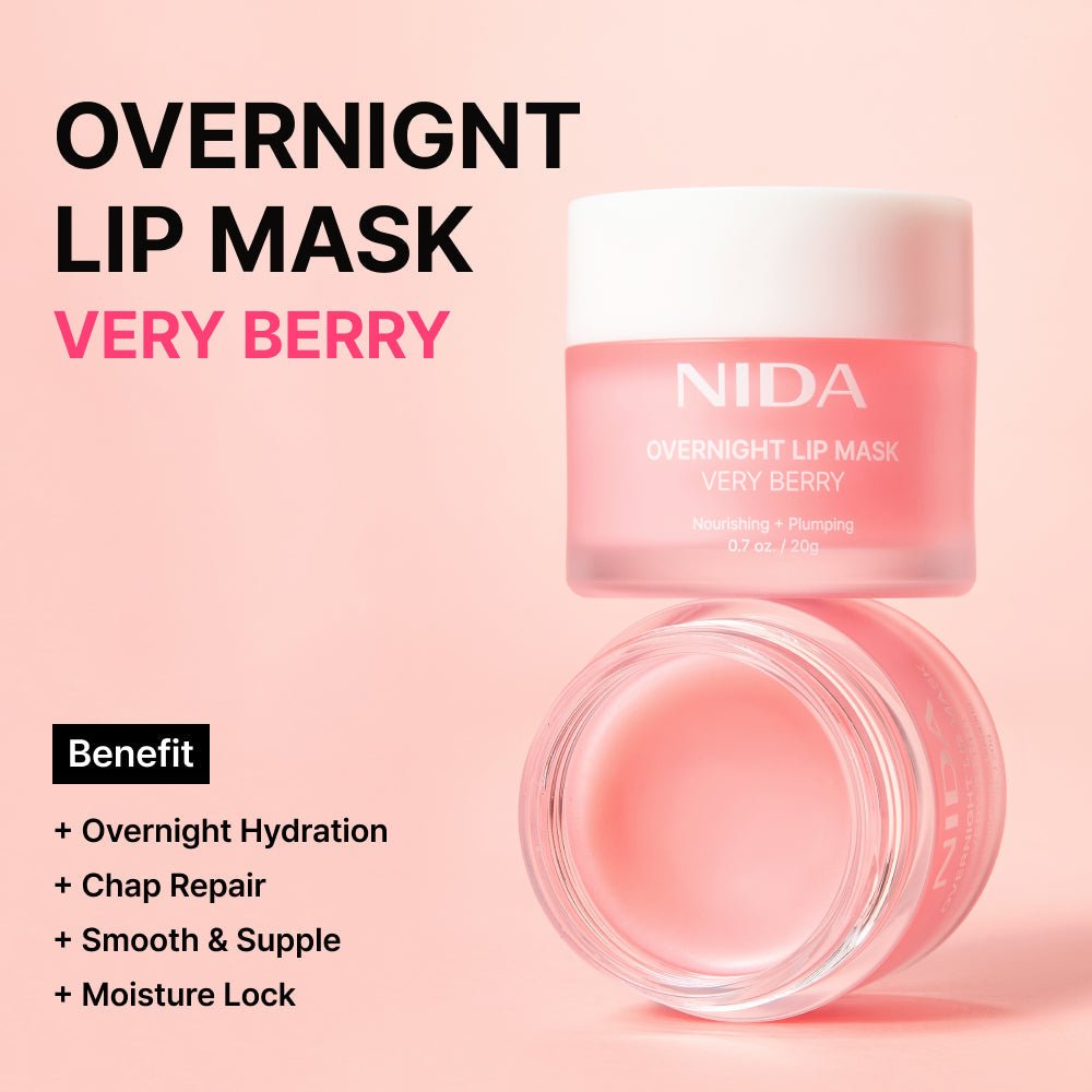NIDA Overnight Lip Mask Very Berry 20g