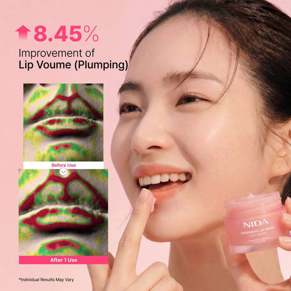NIDA Overnight Lip Mask Very Berry 20g