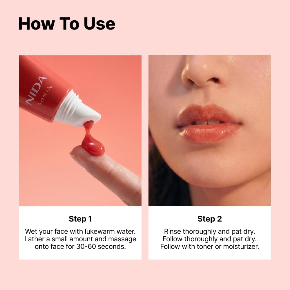 NIDA Retinol Glowy Lip Serum Rosy Fig 7g