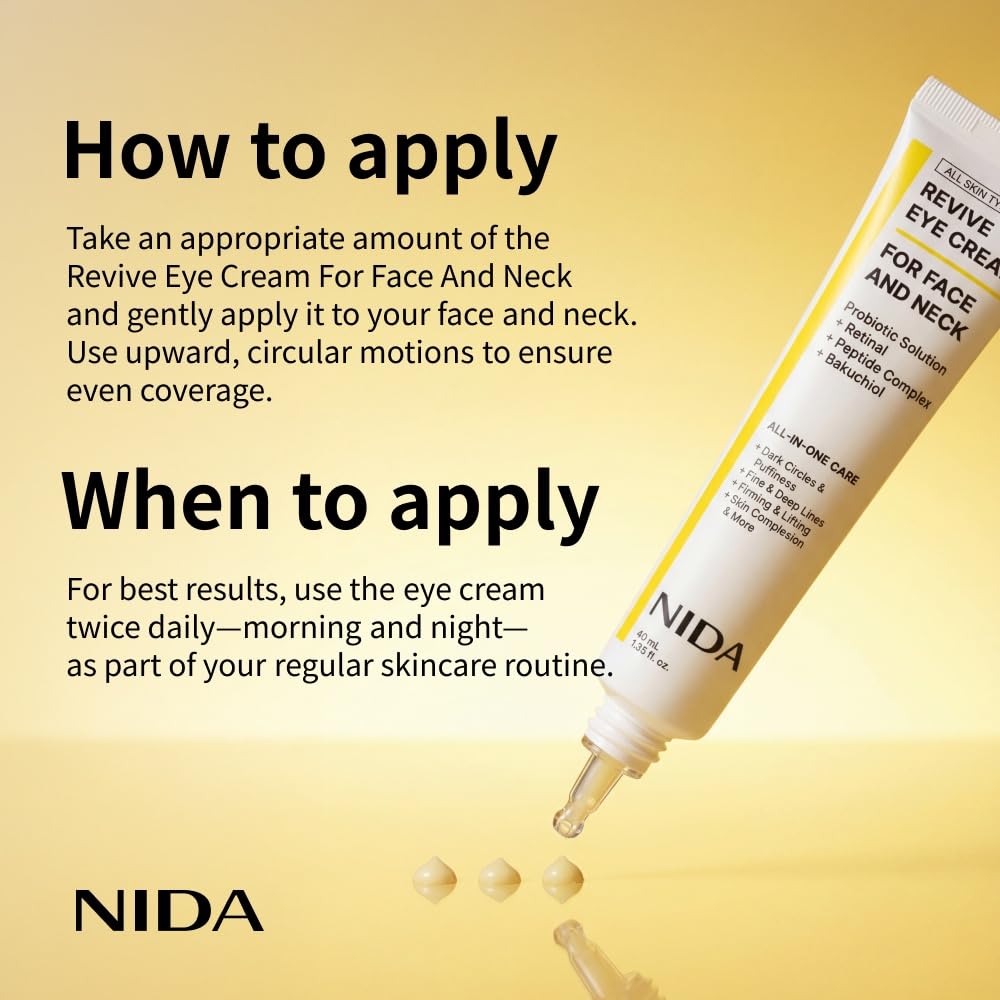 NIDA Revive Eye Cream For Face And Neck 40ml