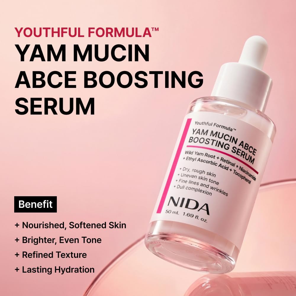 NIDA Youthful Formula Yam Mucin ABCE Boosting Serum 55ml